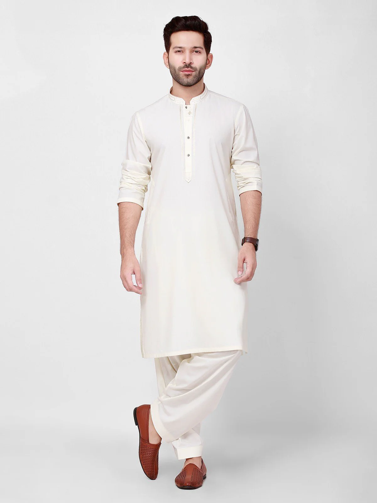 Embroidered Blended Shalwar Kameez - EMTKS21S-40924