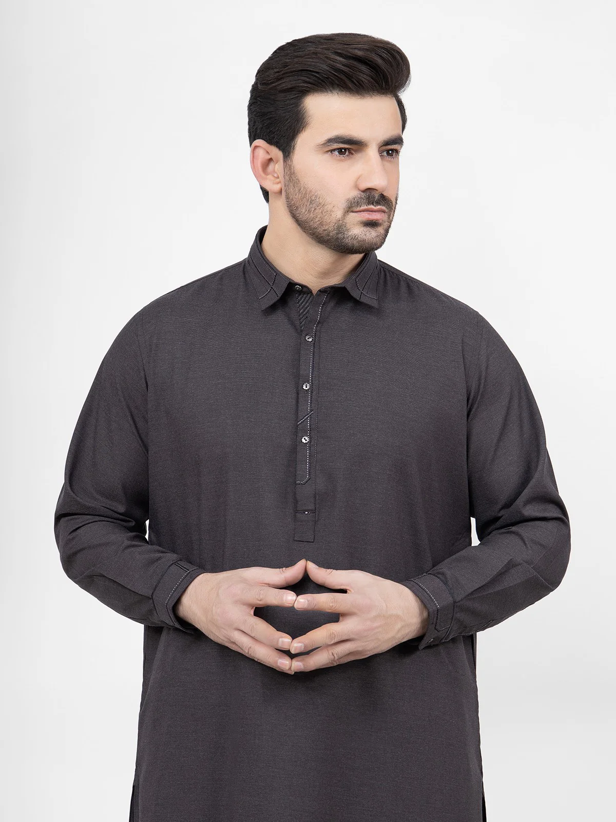Embroidered Blended Shalwar Kameez - EMTKS21S-40933 - Image 2
