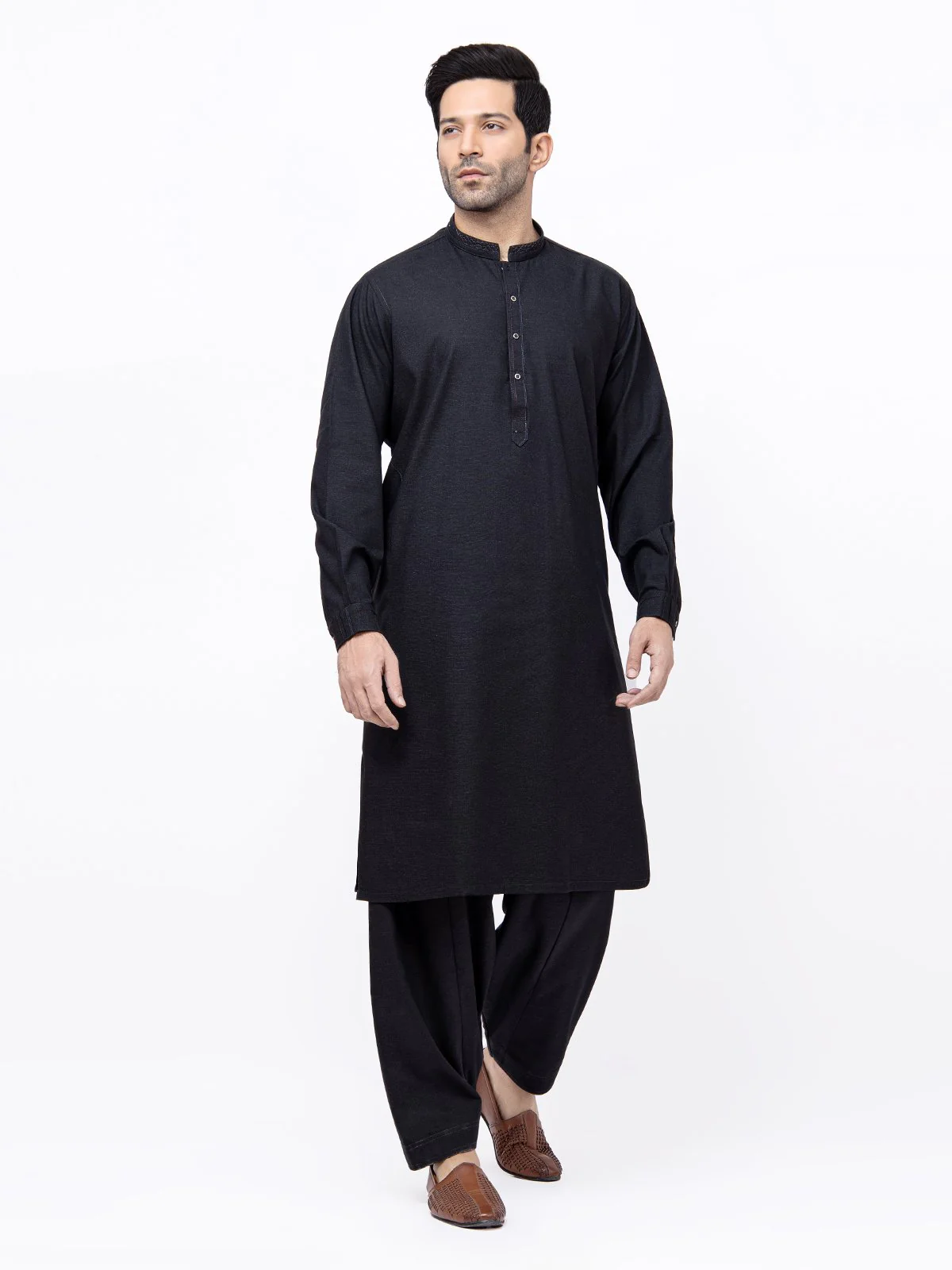 Embroidered Blended Shalwar Kameez - EMTKS21S-40934 - Image 3