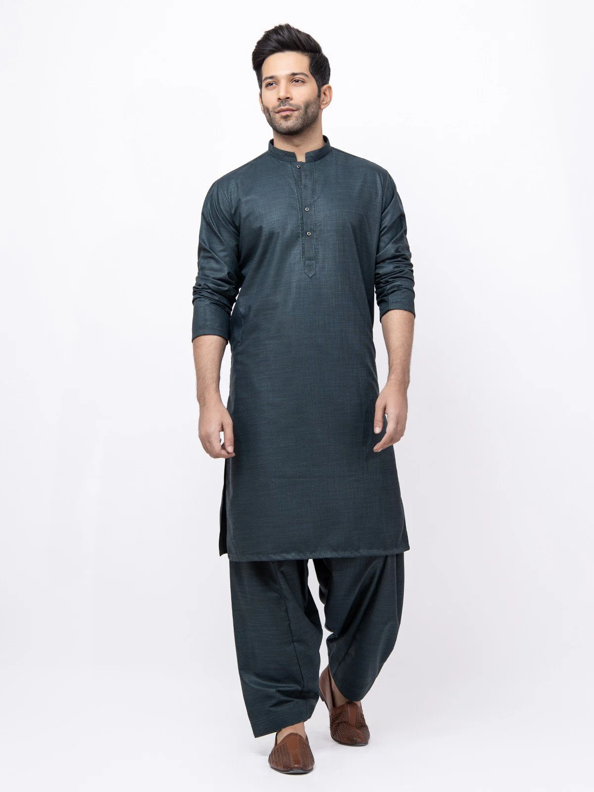 Embroidered Blended Shalwar Kameez - EMTKS21S-40936
