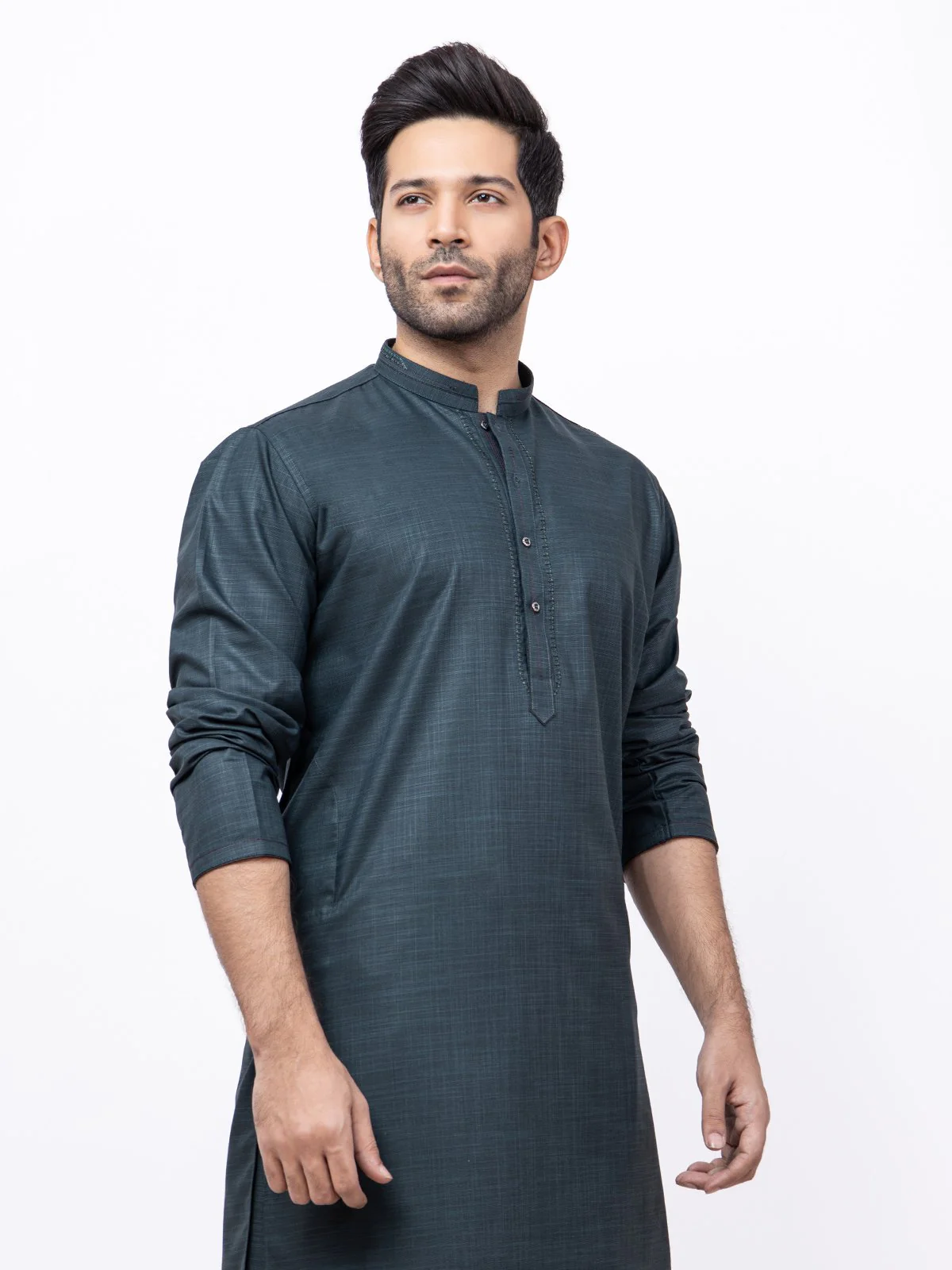 Embroidered Blended Shalwar Kameez - EMTKS21S-40936 - Image 2