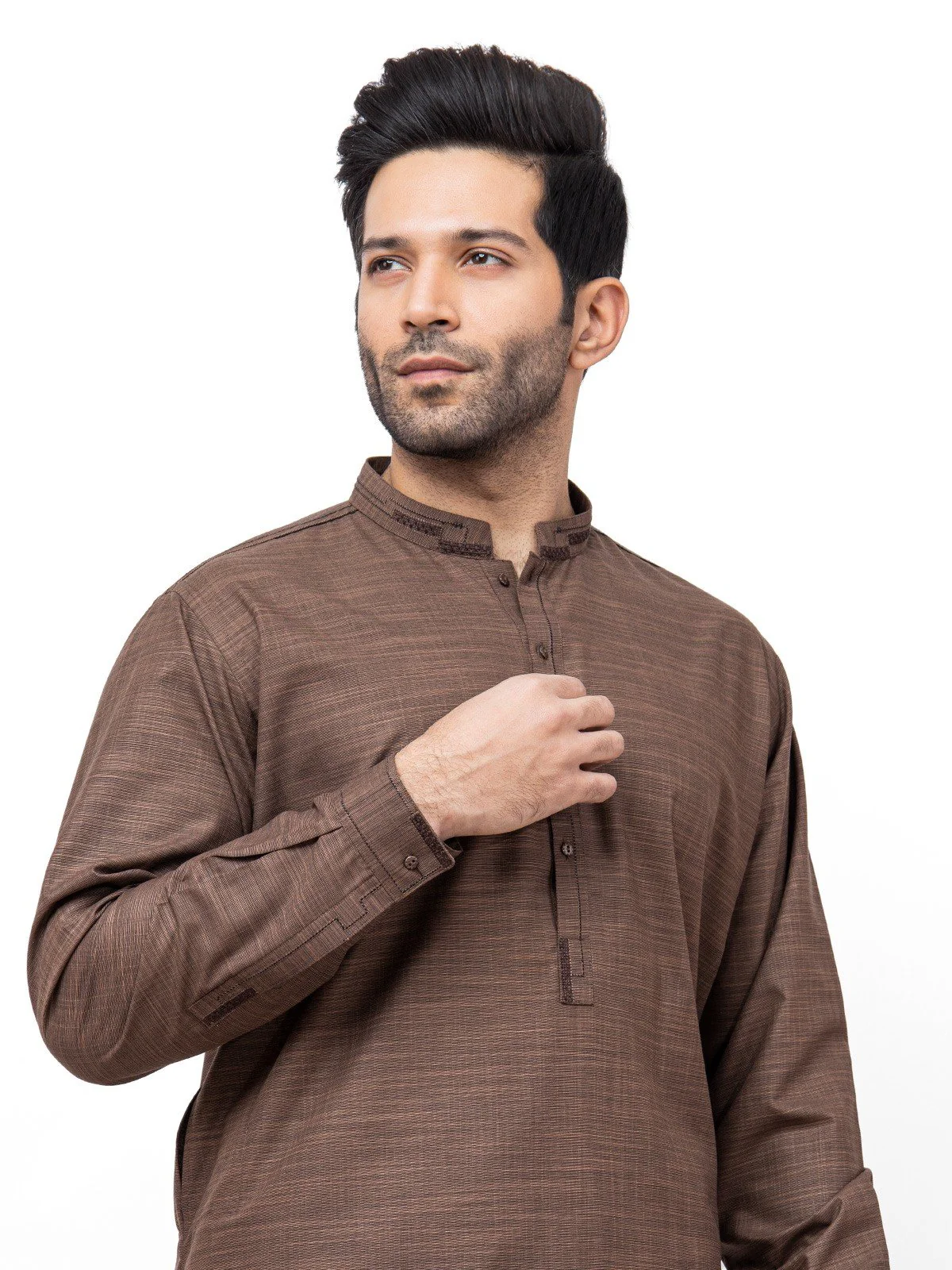 Embroidered Blended Shalwar Kameez - EMTKS21S-40943 - Image 2