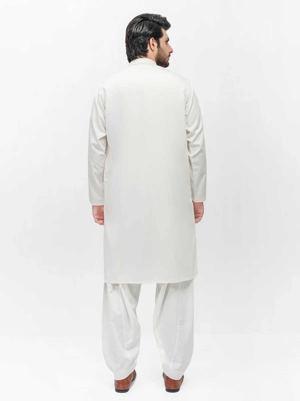 Embroidered Blended Shalwar Kameez - EMTKS21W-40898 - Image 4