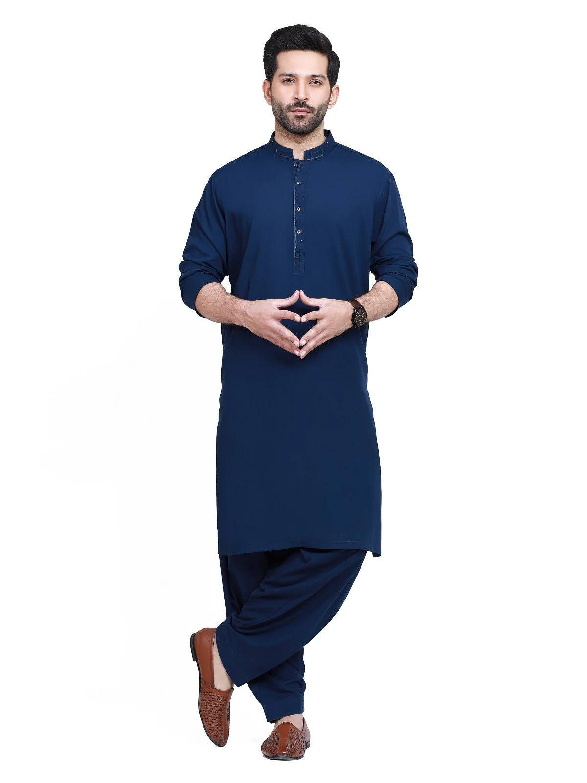 Embroidered Blended Shalwar Kameez - EMTKS22S-40945