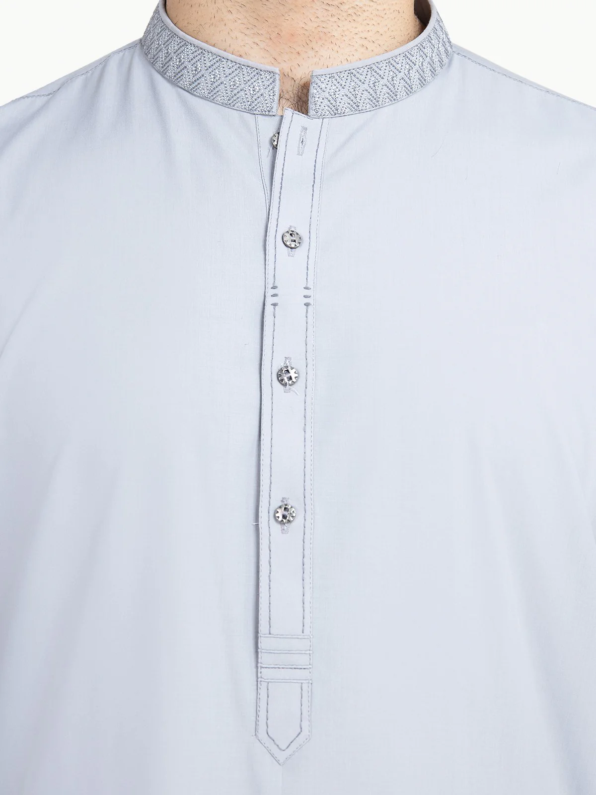 Embroidered Blended Shalwar Kameez - EMTKS22S-40946 - Image 3