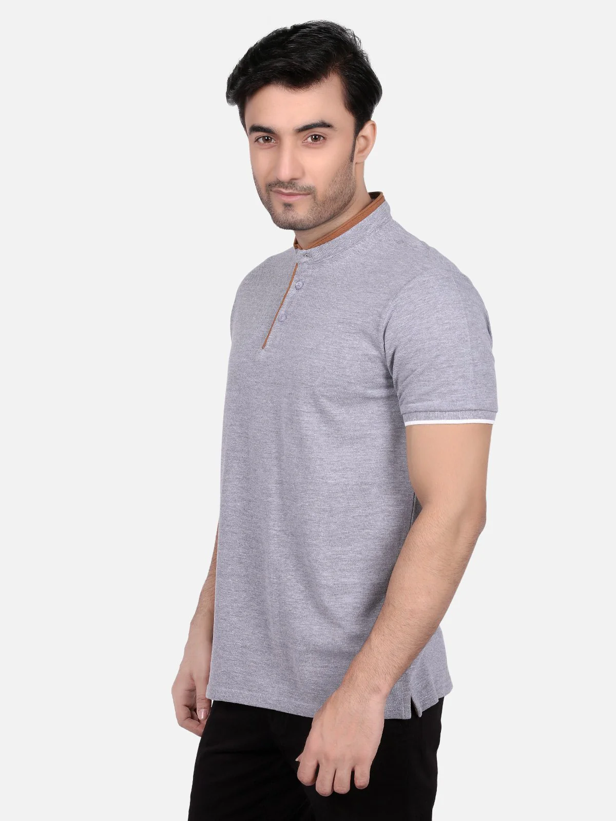 Band Collar Polo - EMTPS18-002 - Image 2