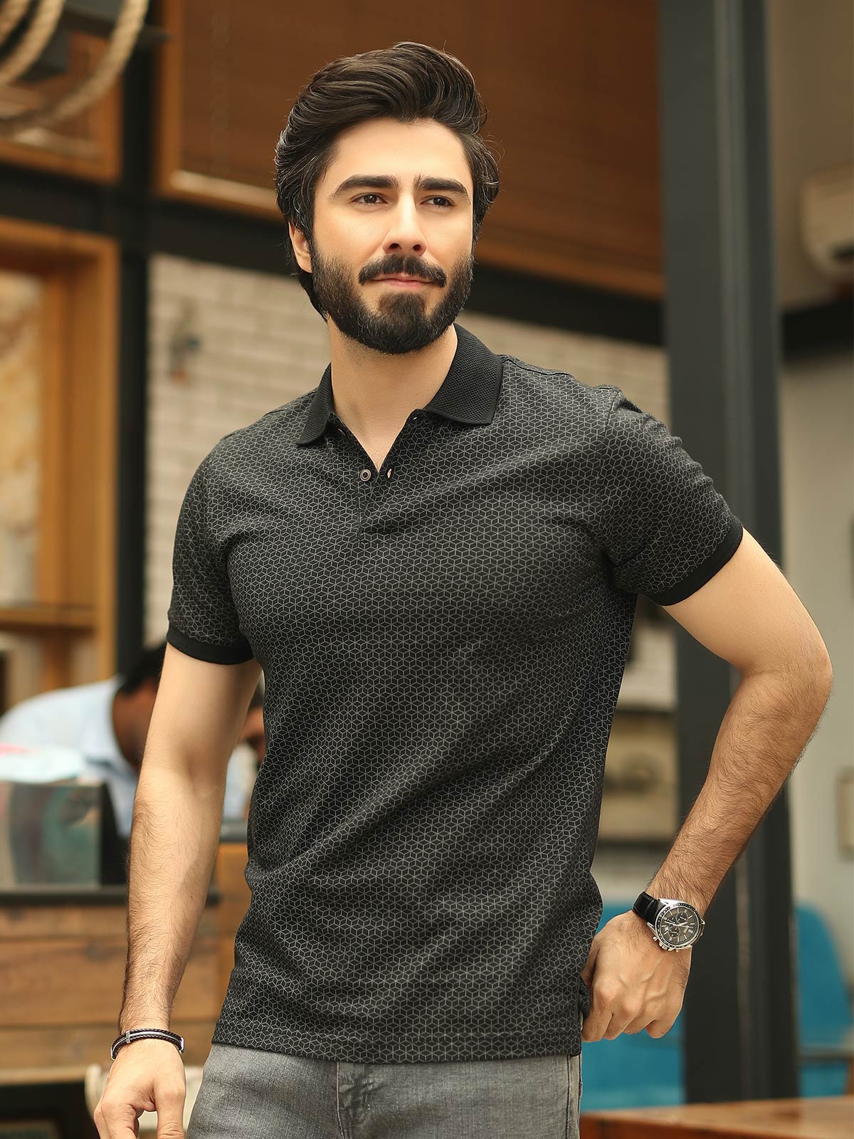 Printed Polo - EMTPS19-003 - Image 5