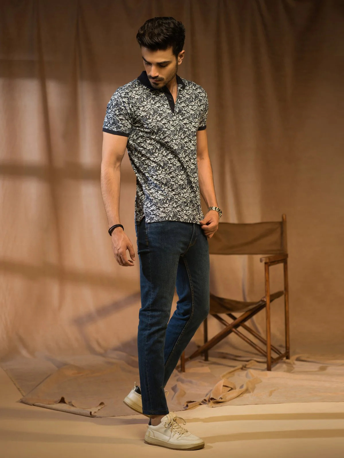 Printed Polo - EMTPS22-027