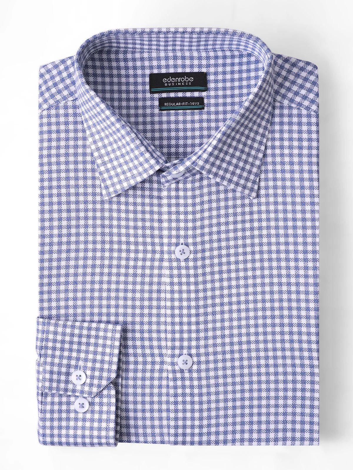 Business Check Shirt - EMTSB21-001
