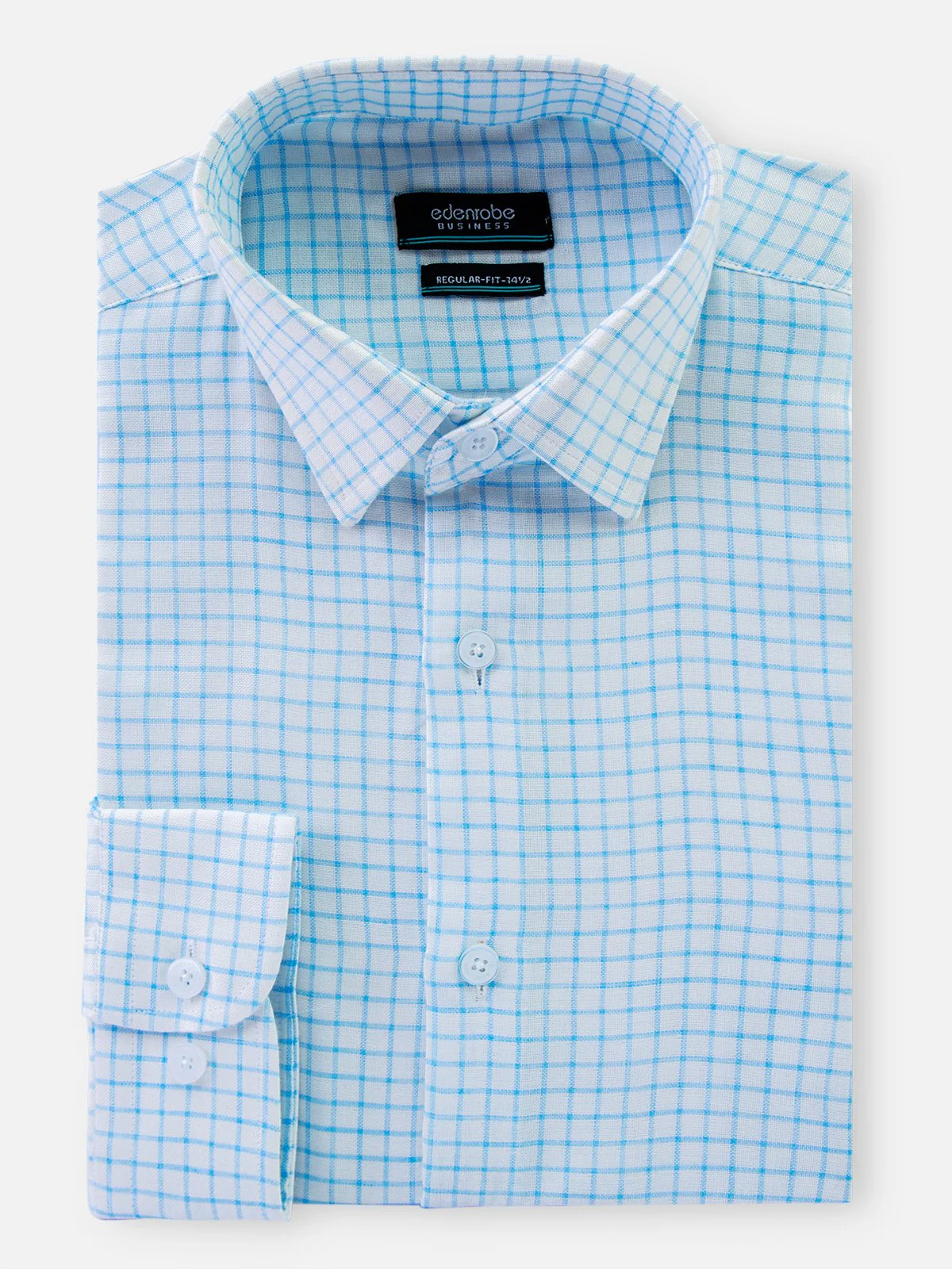 Business Check Shirt - EMTSB21-033