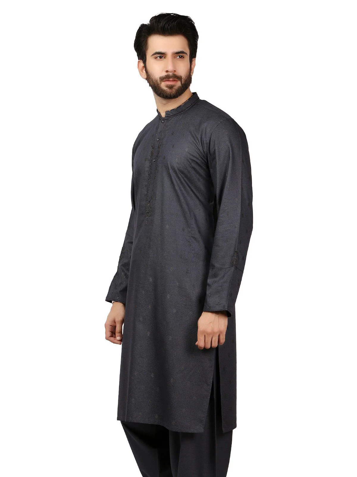Embroidered Viscose Shalwar Kameez - EMTSC19-034 - Image 3
