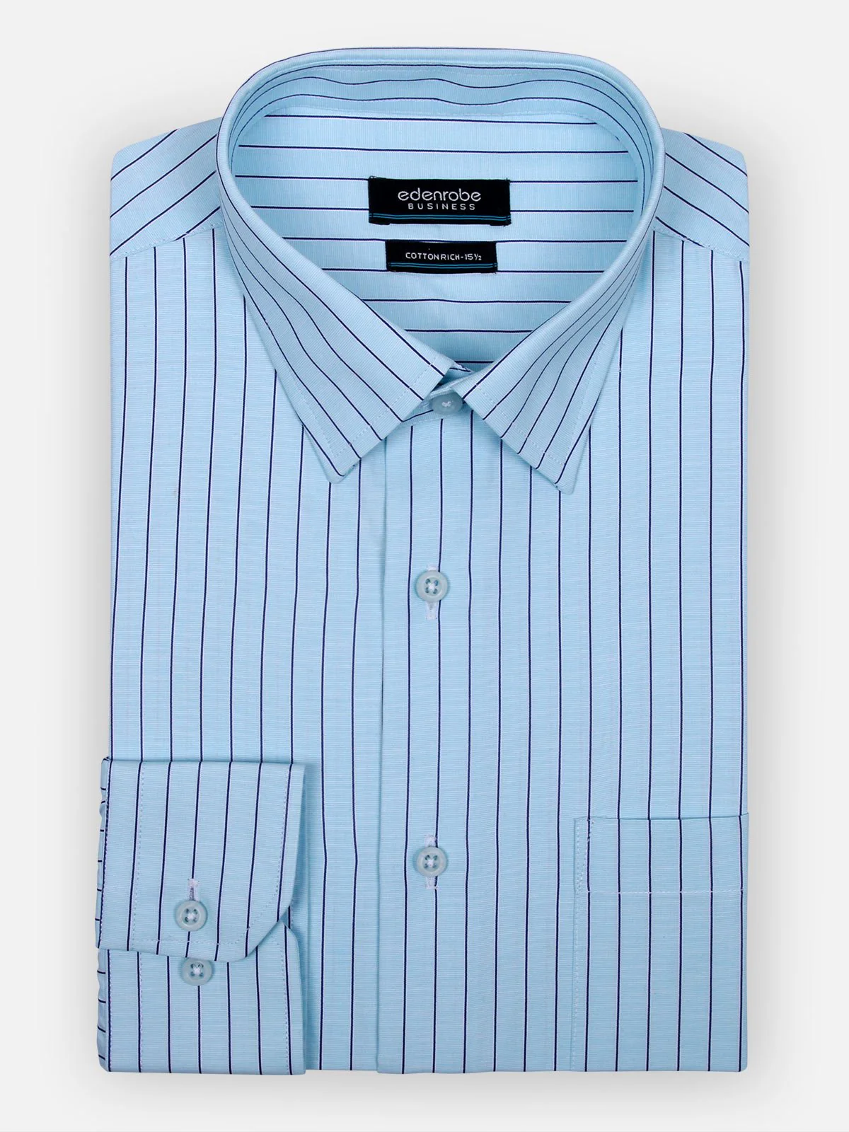Business Striped Shirt - EMTSF17-10927