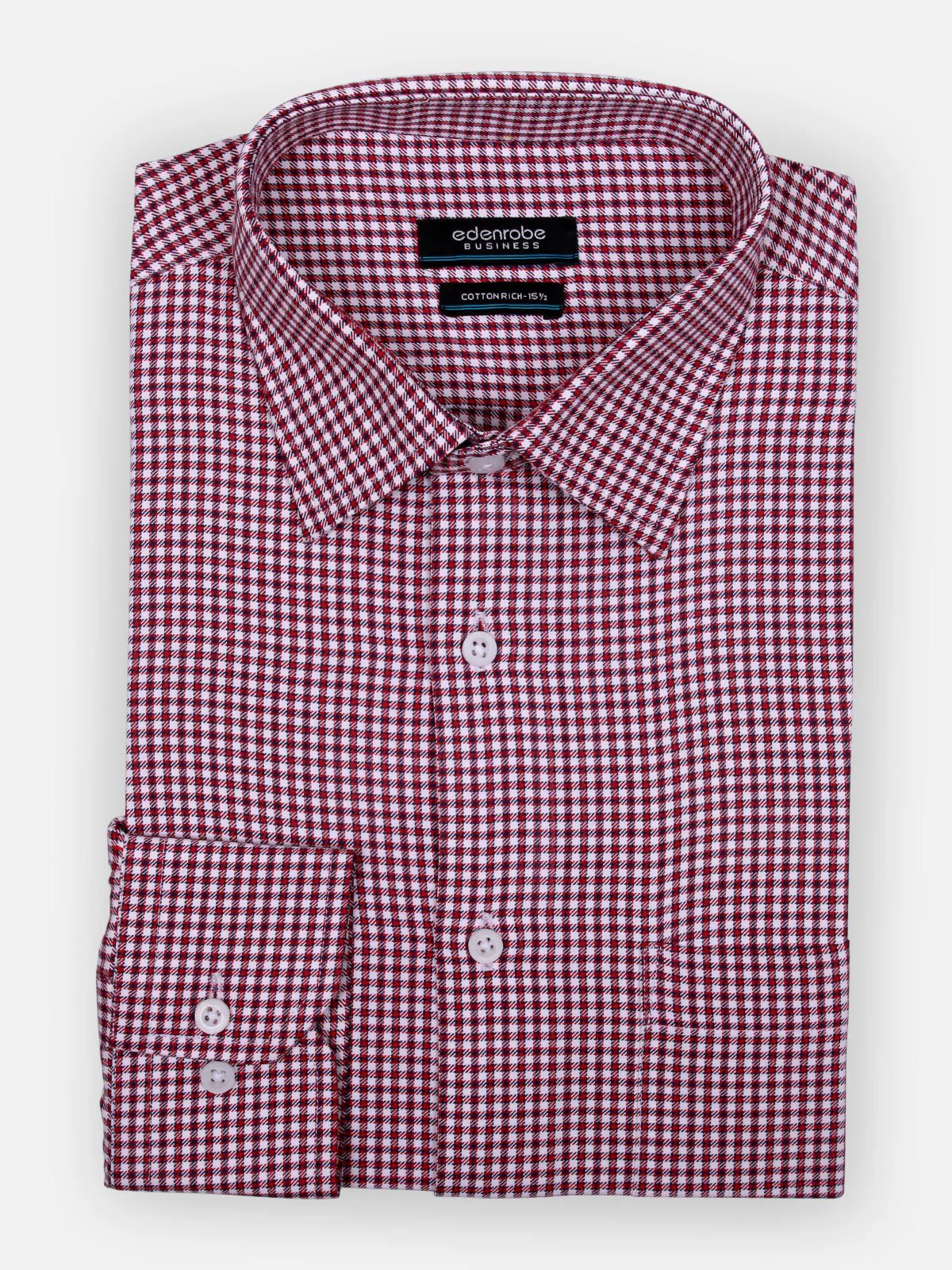 Business Check Shirt - EMTSF17-10931