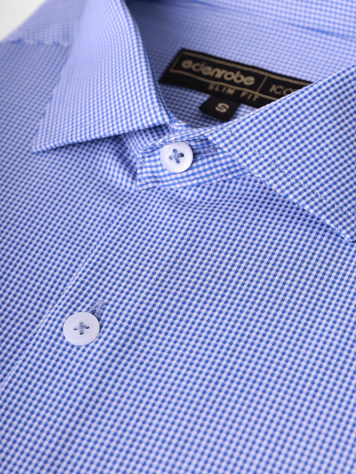 Icon Check Shirt - EMTSI21-50193 - Image 3