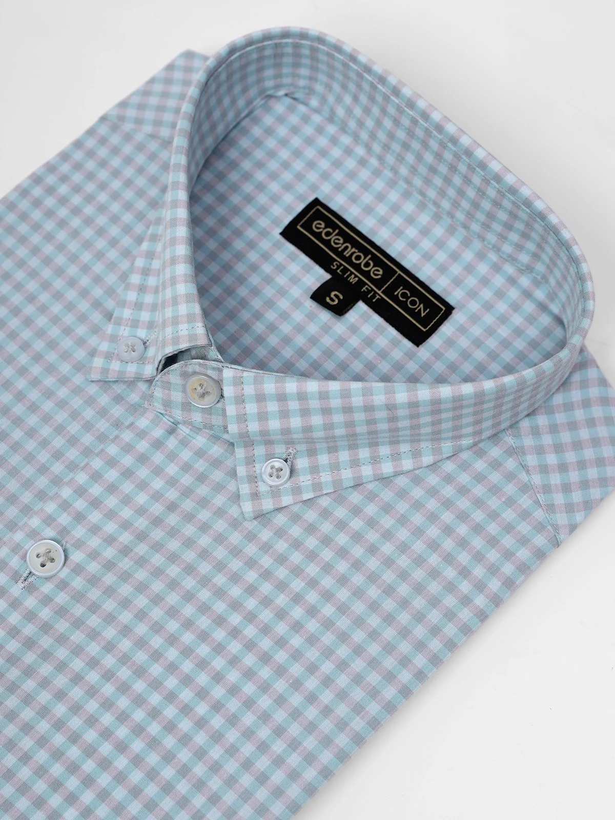 Icon Check Shirt - EMTSI21-50209 - Image 2