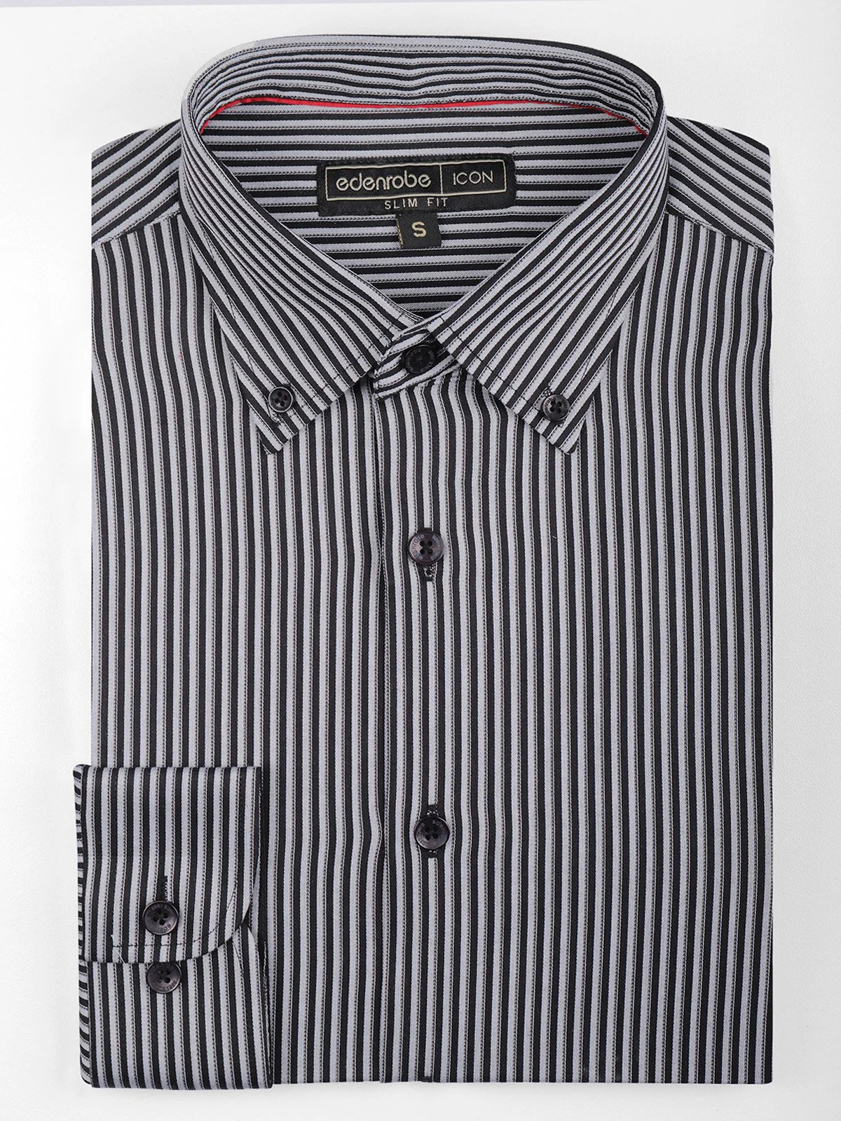 Icon Striped Shirt - EMTSI21-50222 - Image 4