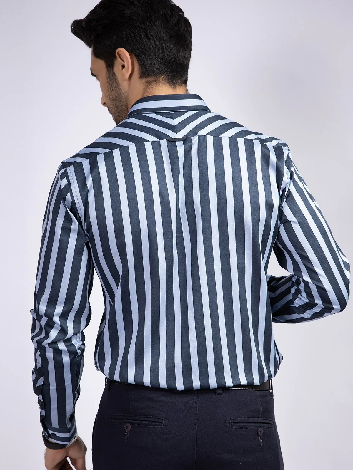 Urban Culture Striped Shirt - EMTSUC19-060 - Image 4