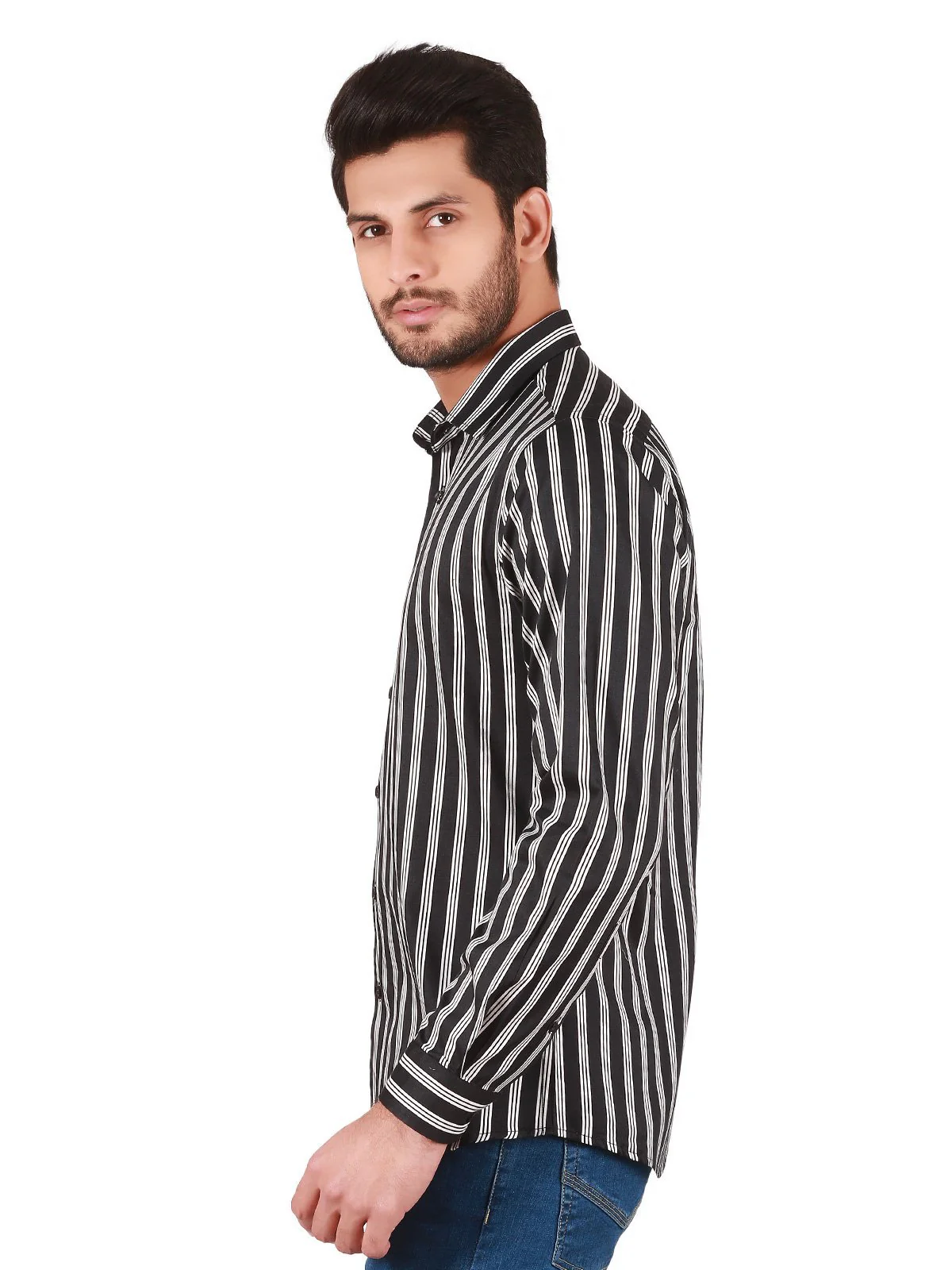 Urban Culture Striped Shirt - EMTSUC19-074 - Image 2