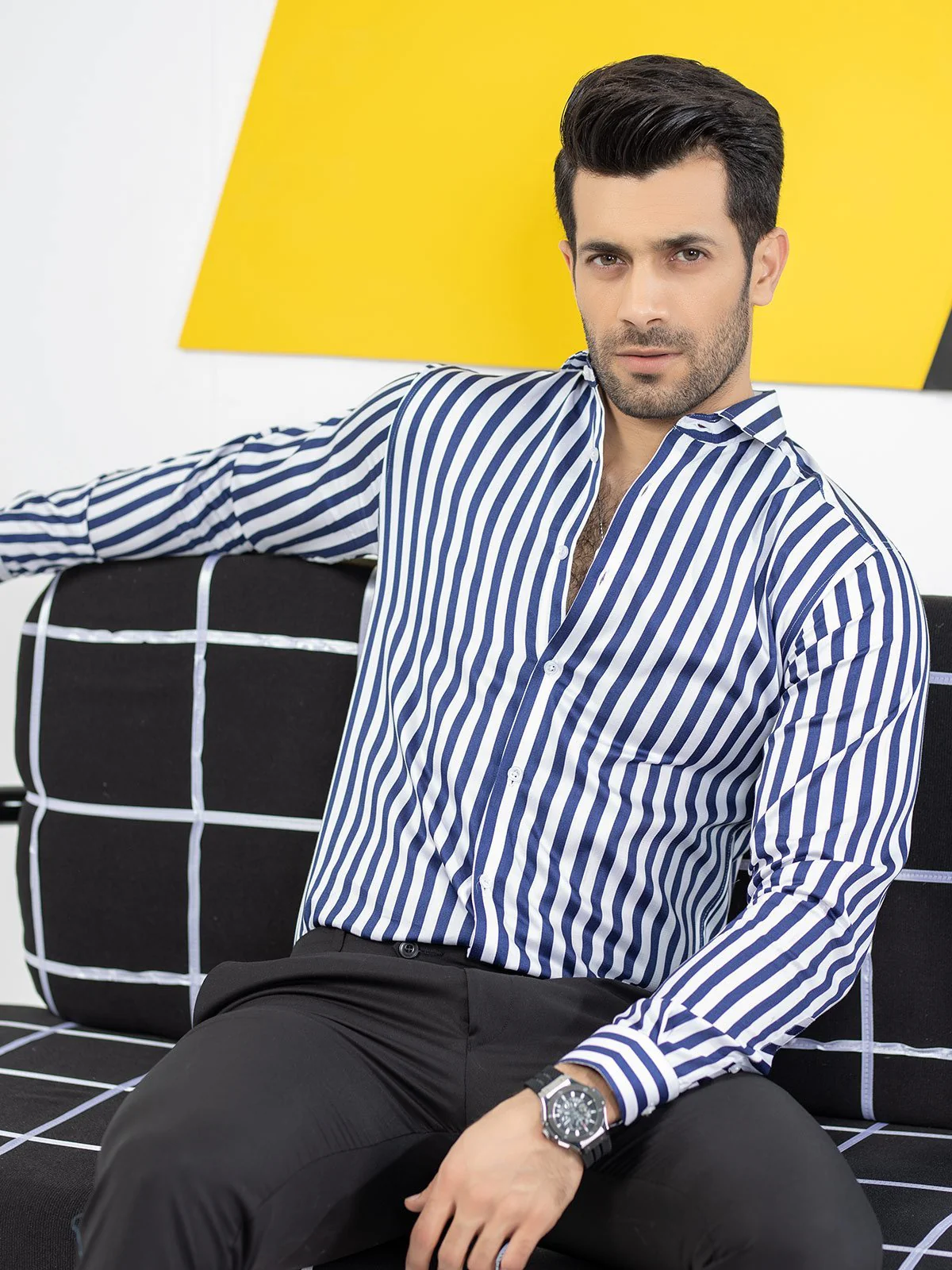 Urban Culture Striped Shirt - EMTSUC20-077