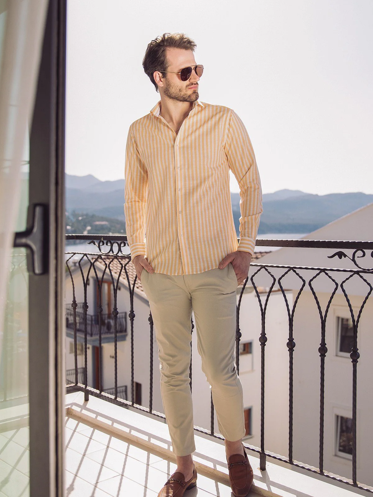 Urban Culture Striped Shirt - EMTSUC21-122 - Image 2