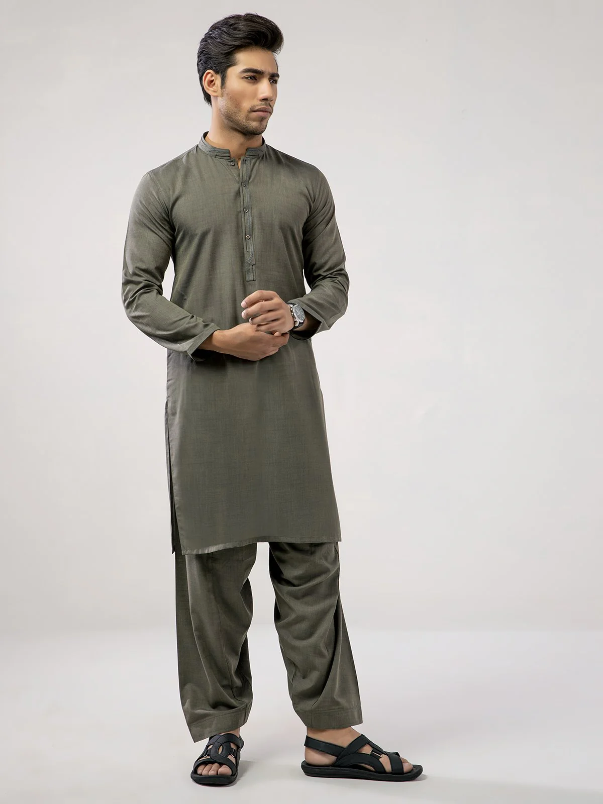 Embroidered Blended Shalwar Kameez - EMTSW21S-99022