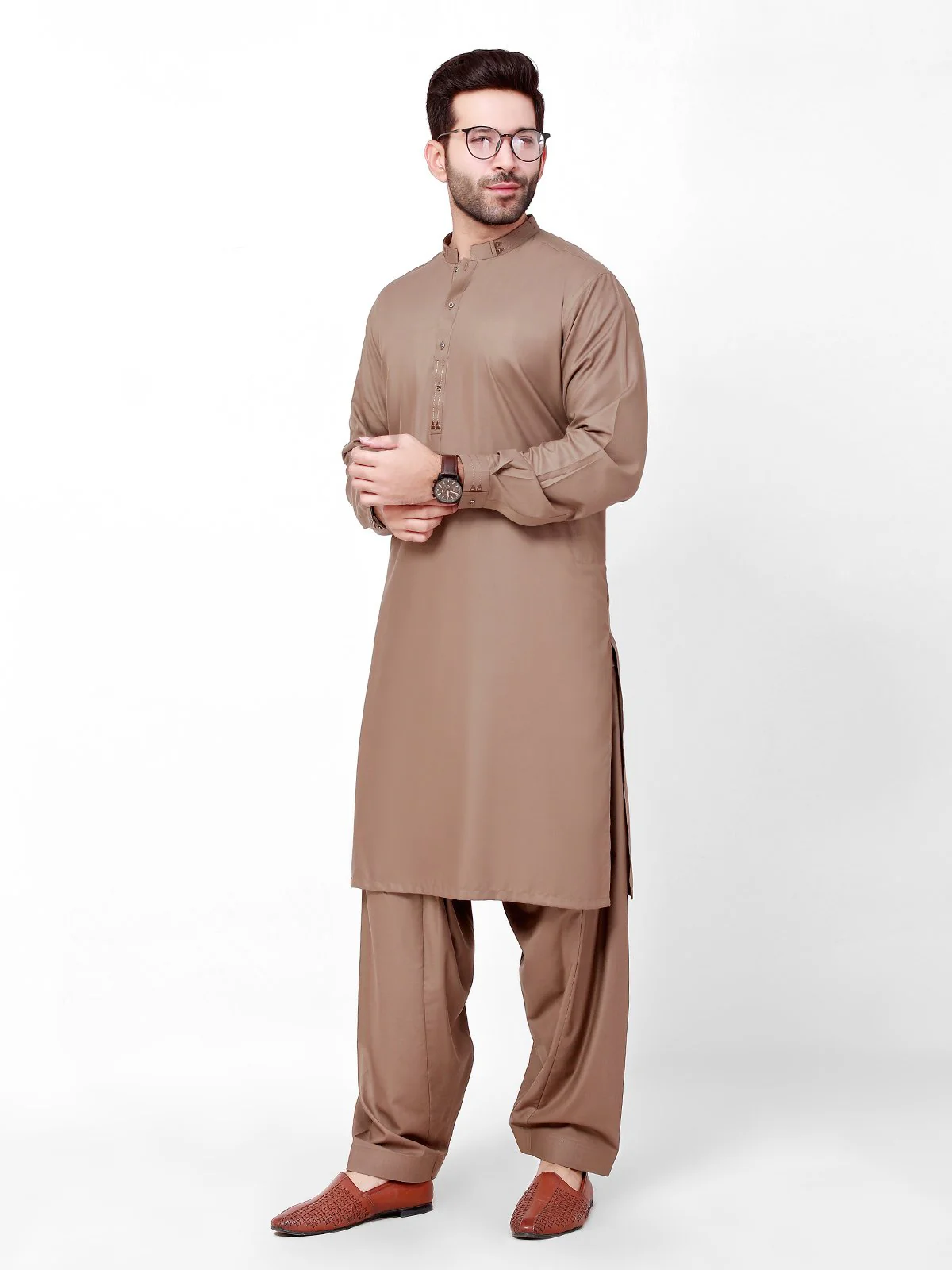Embroidered Blended Shalwar Kameez - EMTSW22S-99102
