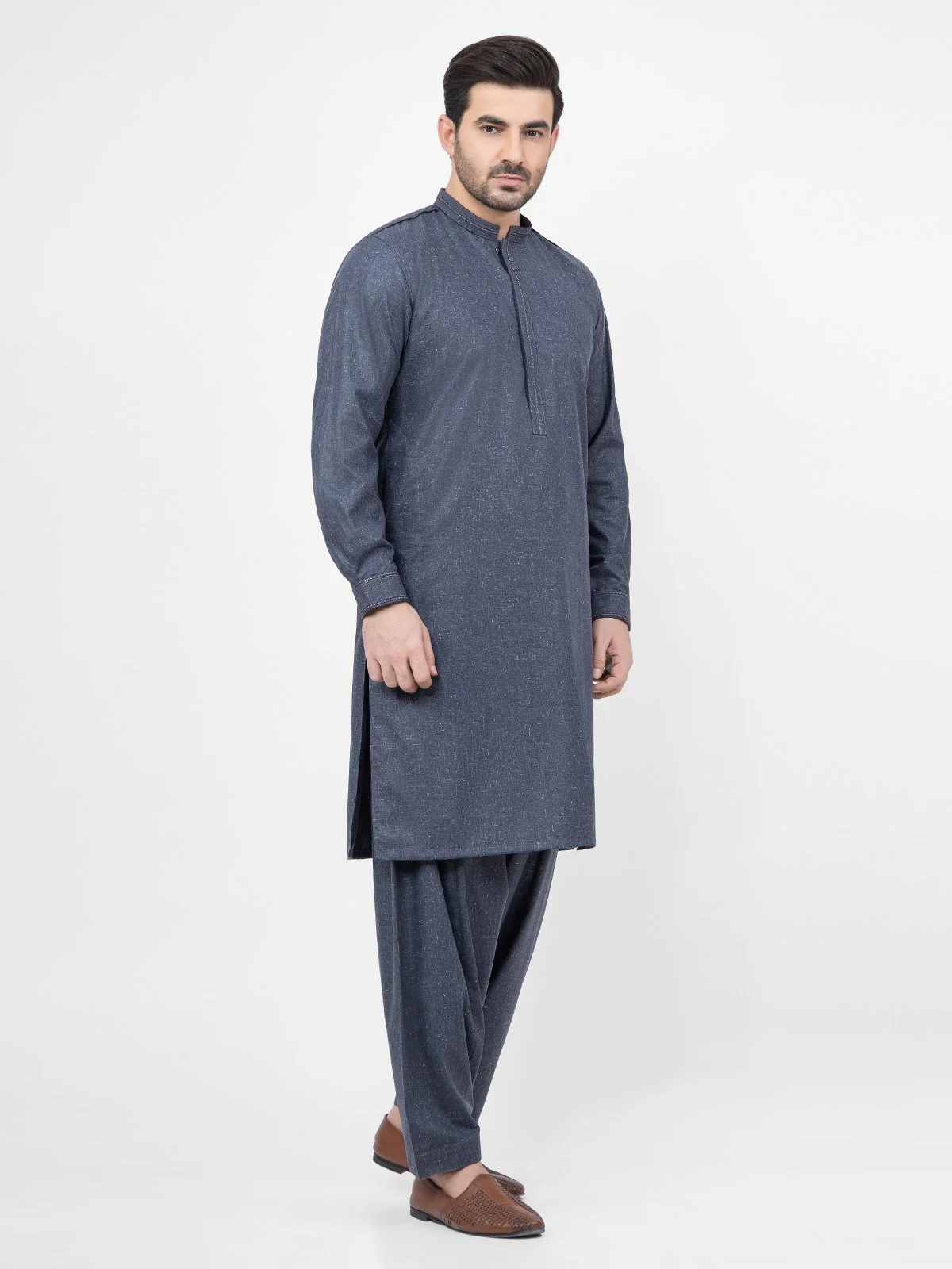 Embroidered Blended Shalwar Kameez - EMTSW22S-99166 - Image 2