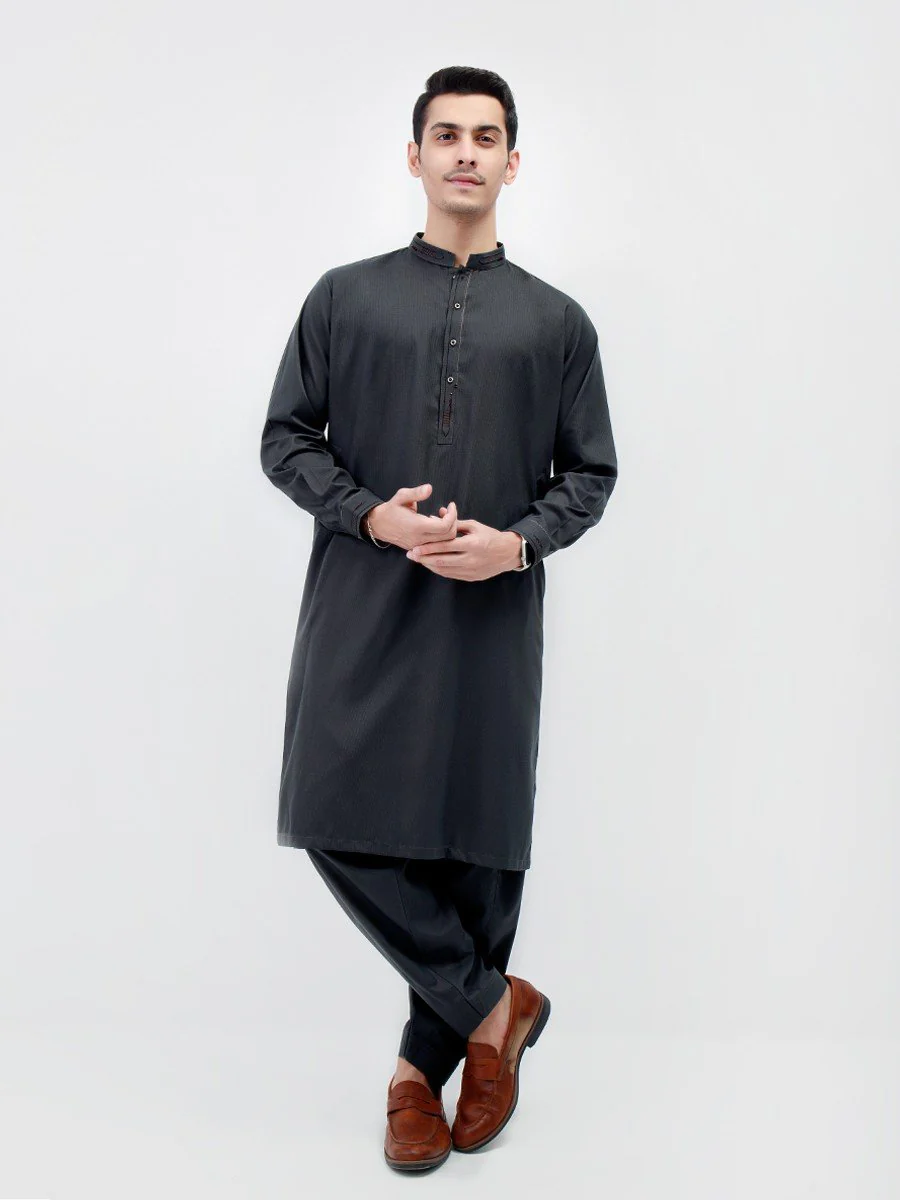Embroidered Blended Shalwar Kameez - EMTSW22S-99172 - Image 3
