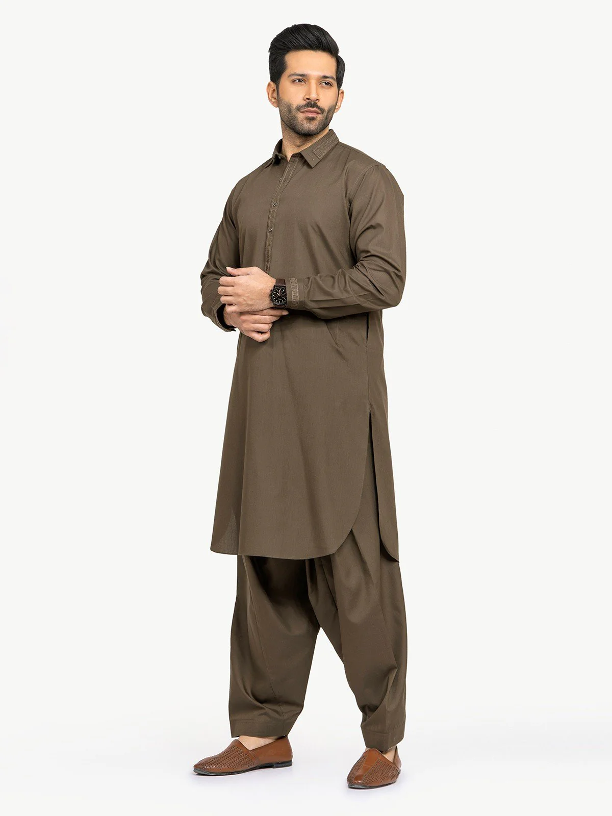 Embroidered Blended Shalwar Kameez - EMTSW22S-99173
