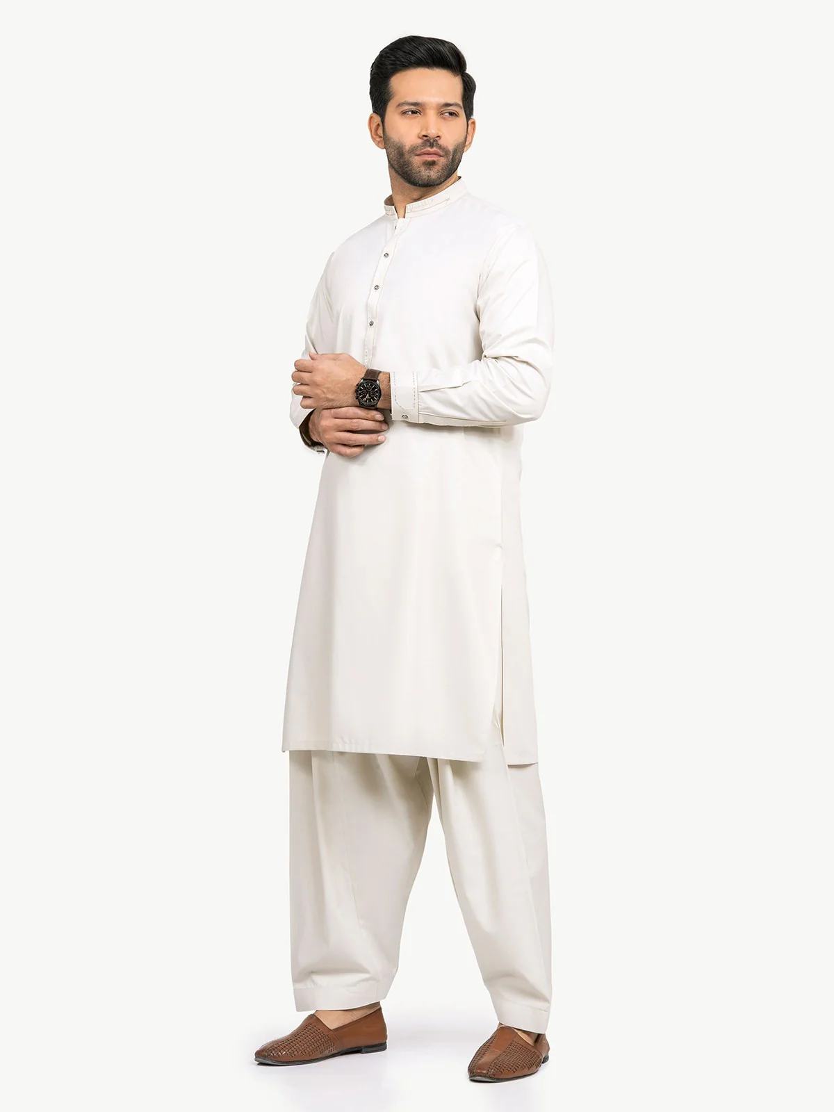 Embroidered Blended Shalwar Kameez - EMTSW22S-99176 - Image 3