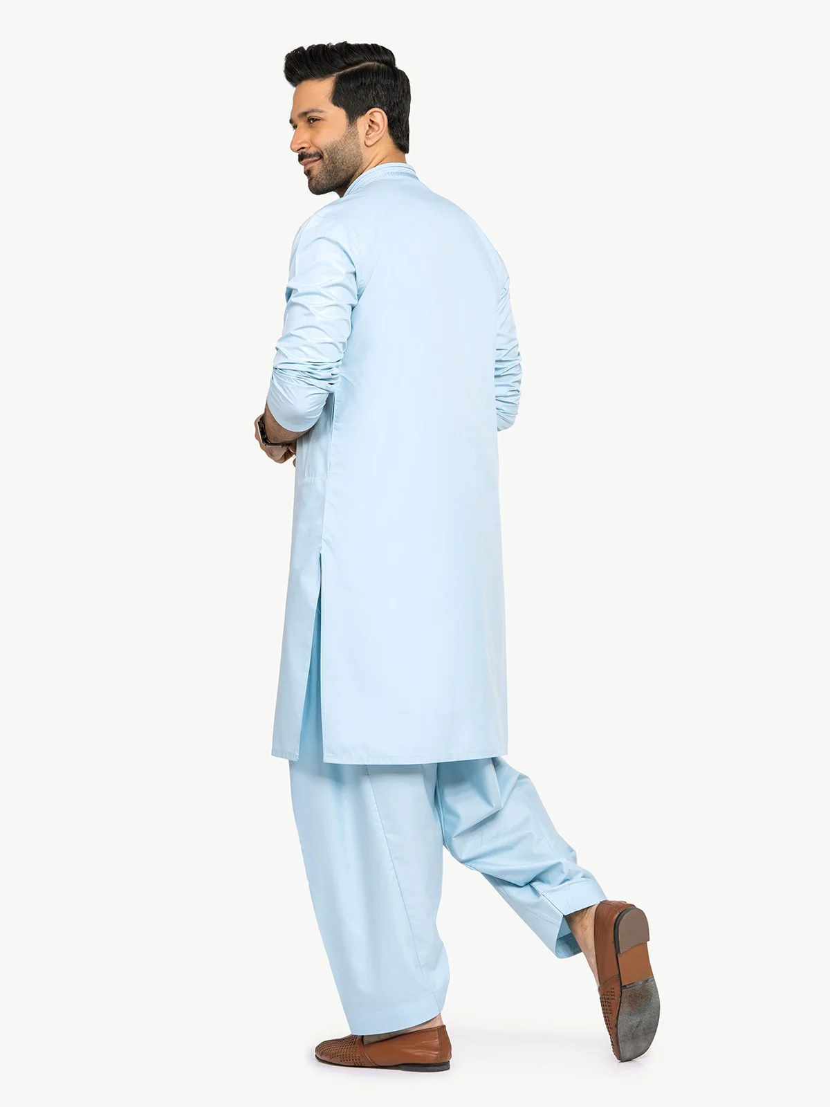 Embroidered Blended Shalwar Kameez - EMTSW22S-99177 - Image 4