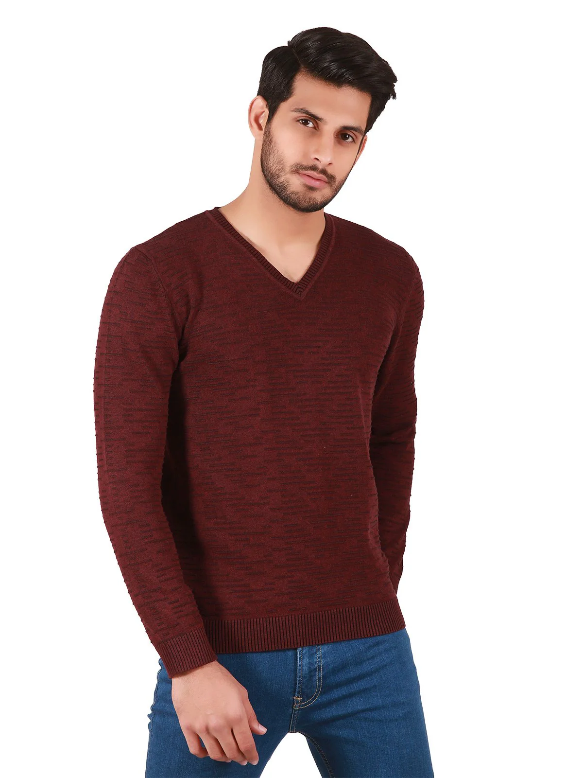 V-Neck Sweater - EMTSWT19-011
