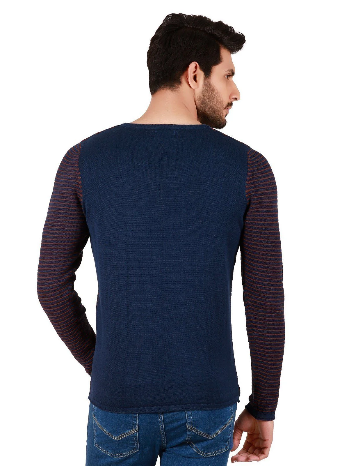 V-Neck Sweater - EMTSWT19-014 - Image 3
