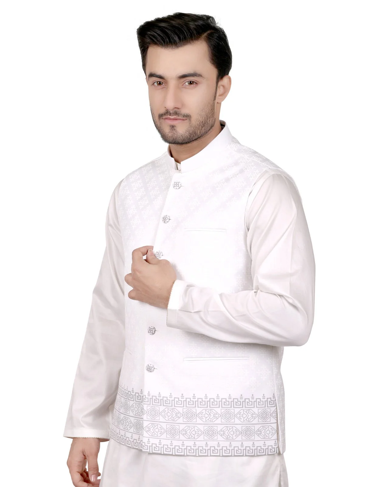 Cotton Waistcoat - EMTWC18-35605 - Image 2