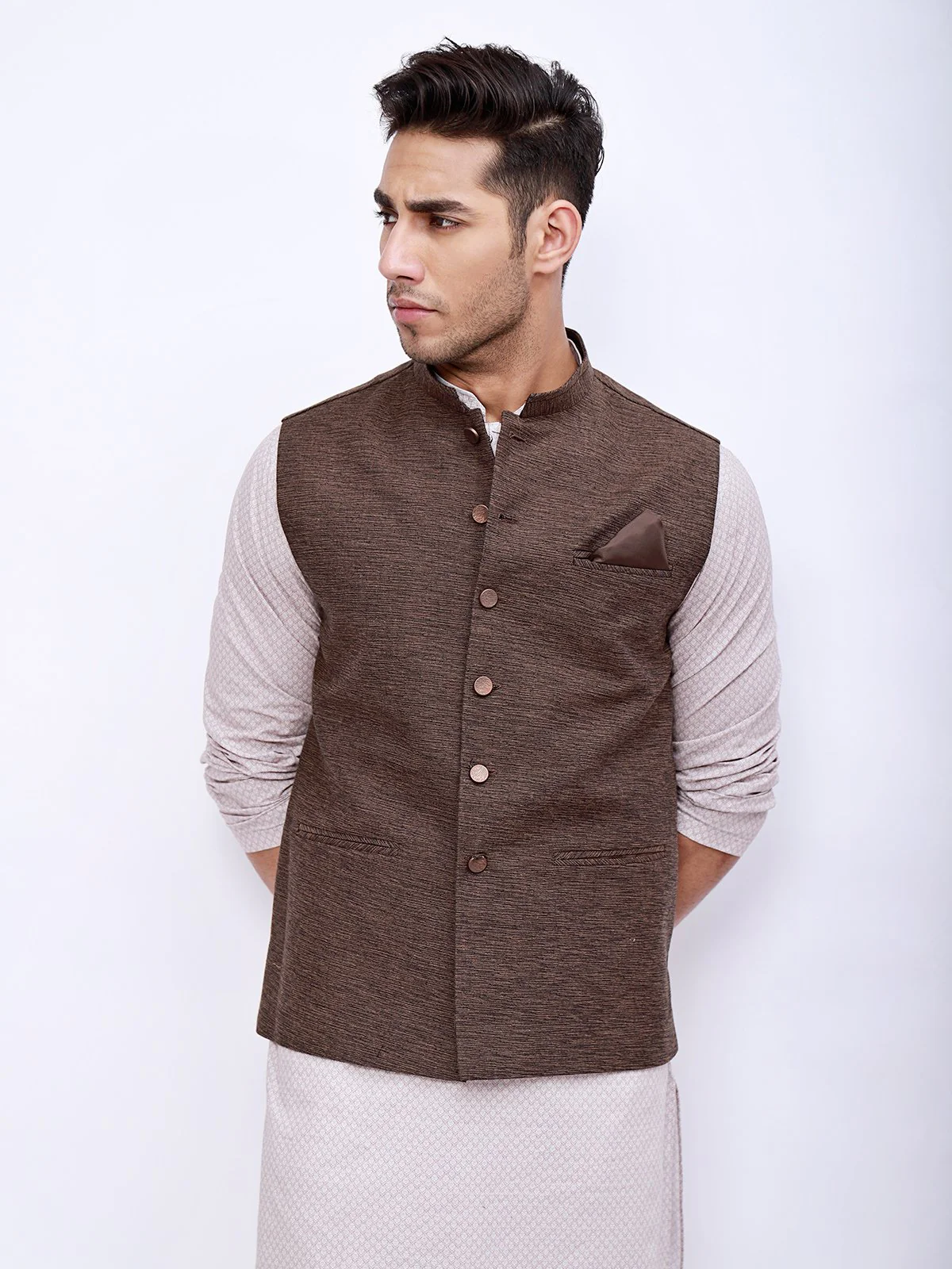 Khaddar Waistcoat - EMTWC21-35742