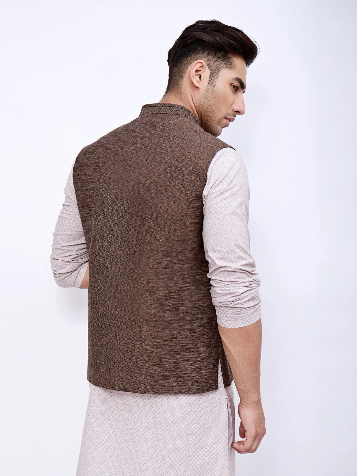 Khaddar Waistcoat - EMTWC21-35742 - Image 4