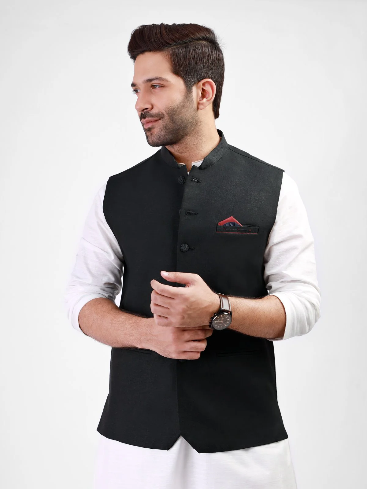 Linen Waistcoat - EMTWC21-35754