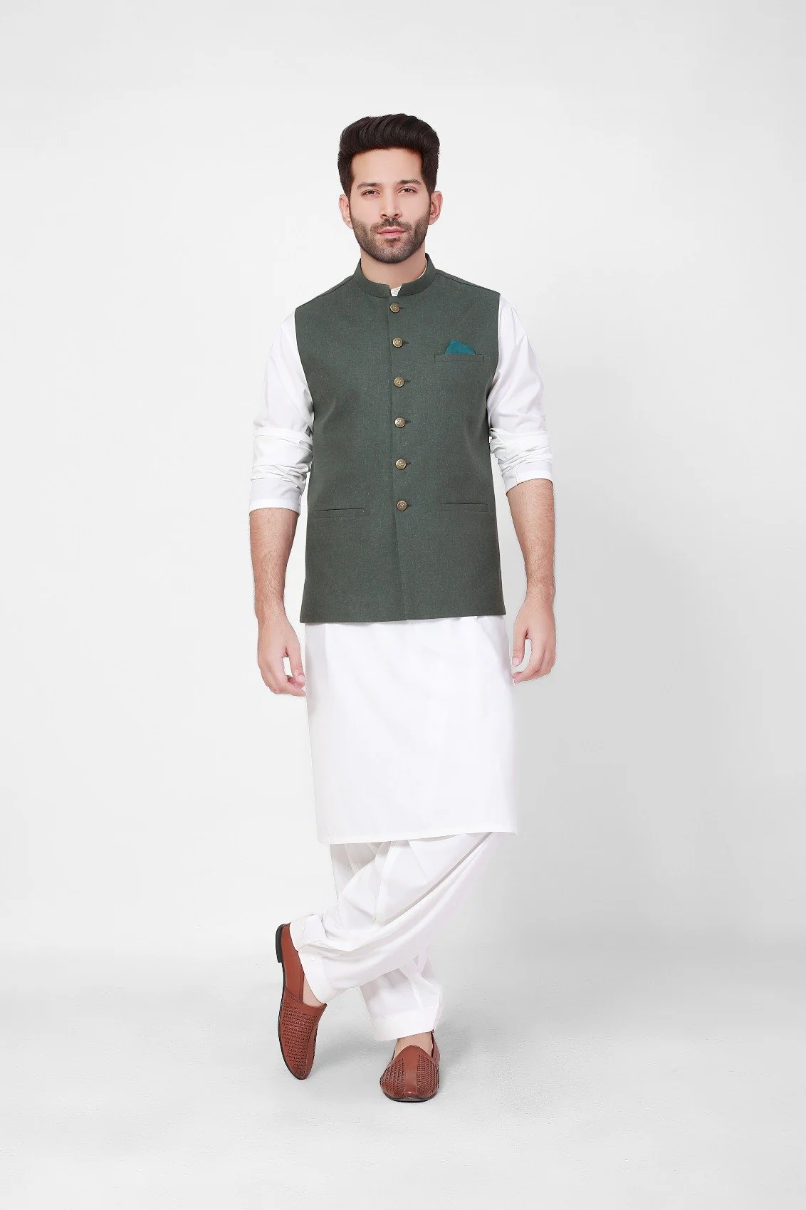 Linen Waistcoat - EMTWC21-35768