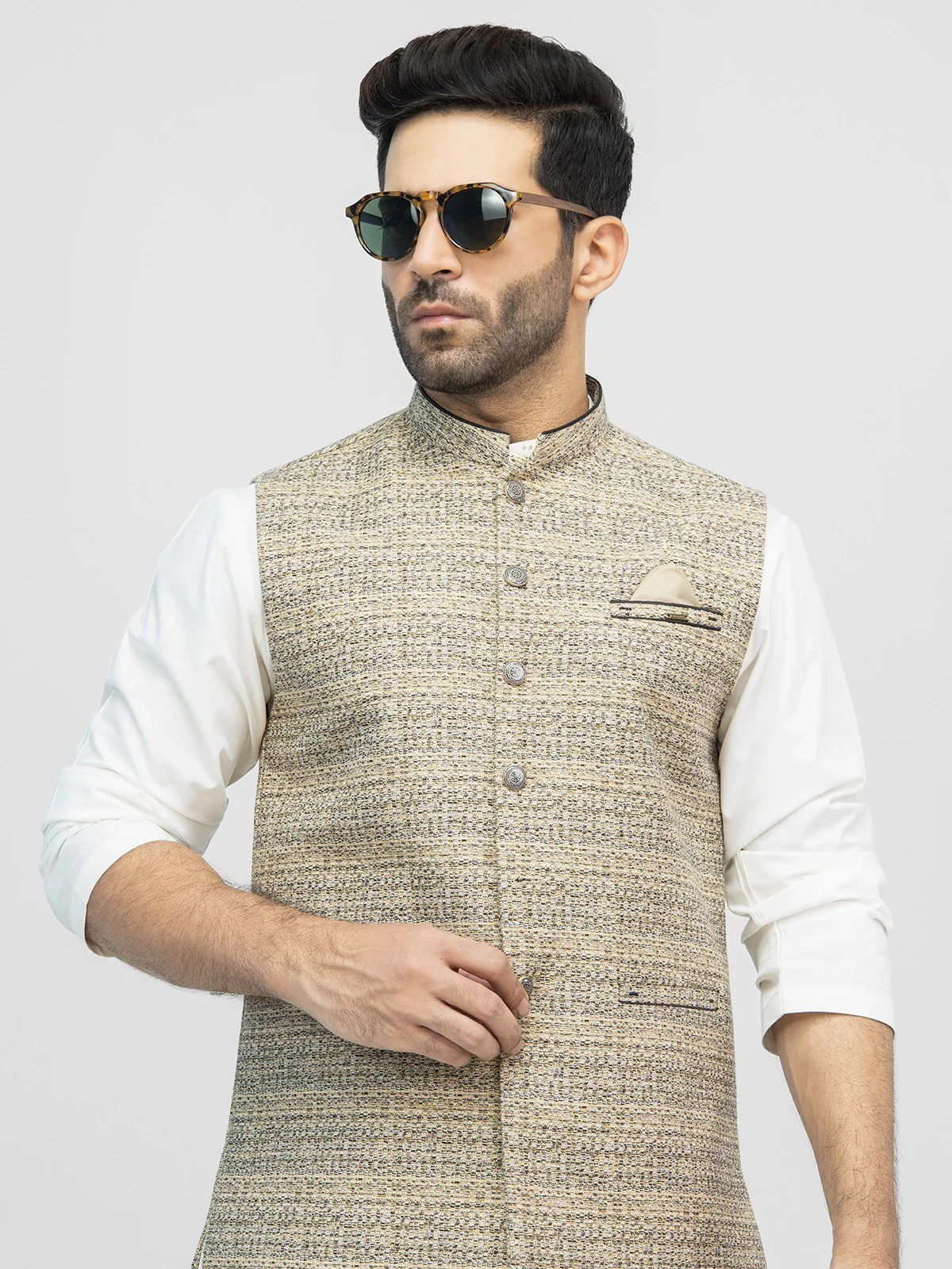 Cotton Waistcoat - EMTWC21-35777 - Image 2