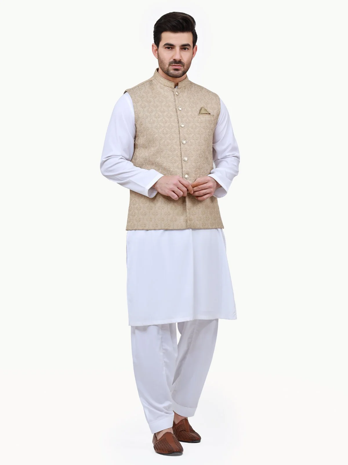 Embroidered Waistcoat - EMTWCC21-111