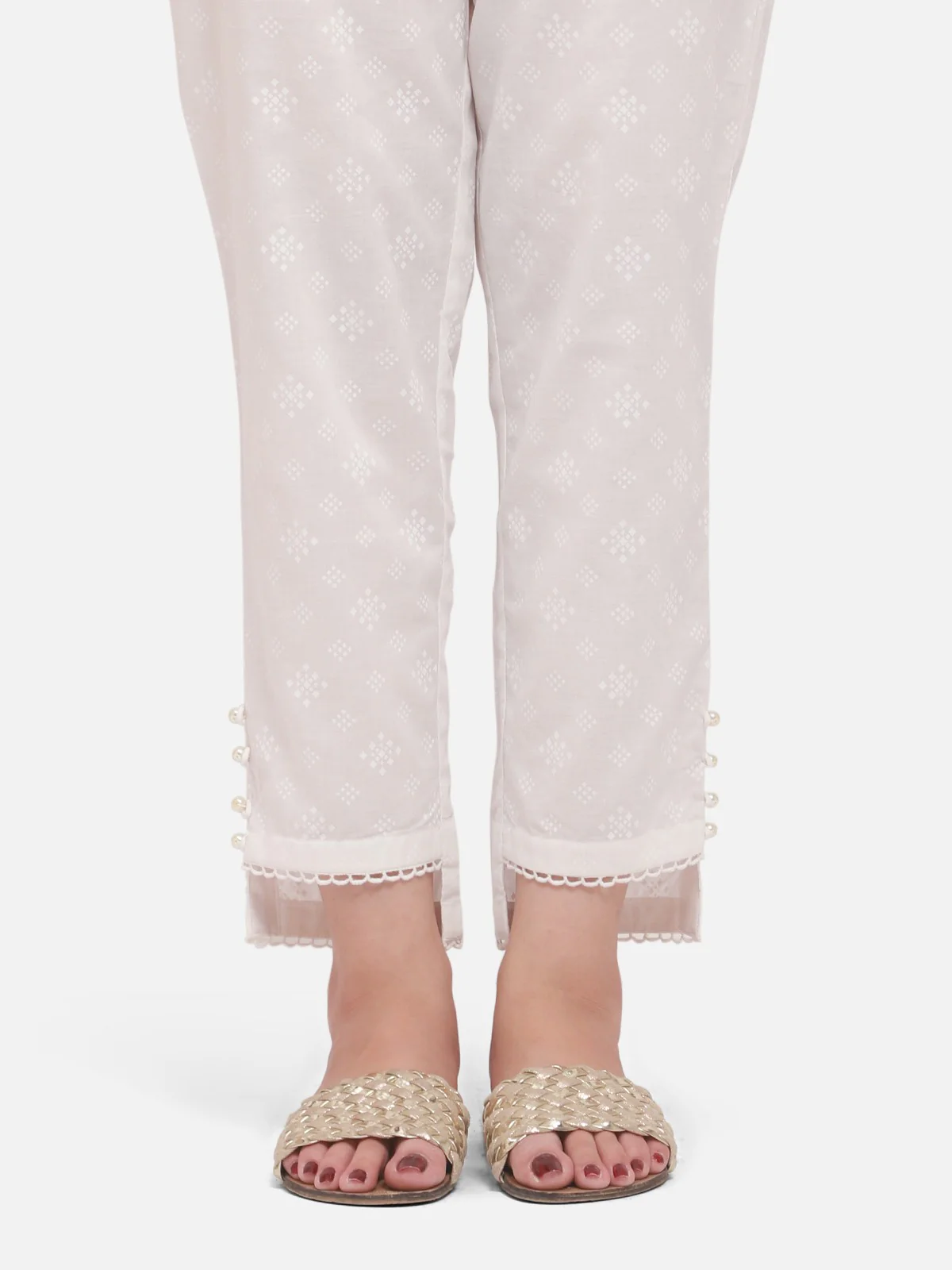 Embroidered Cambric Trouser - EWBE21-76291