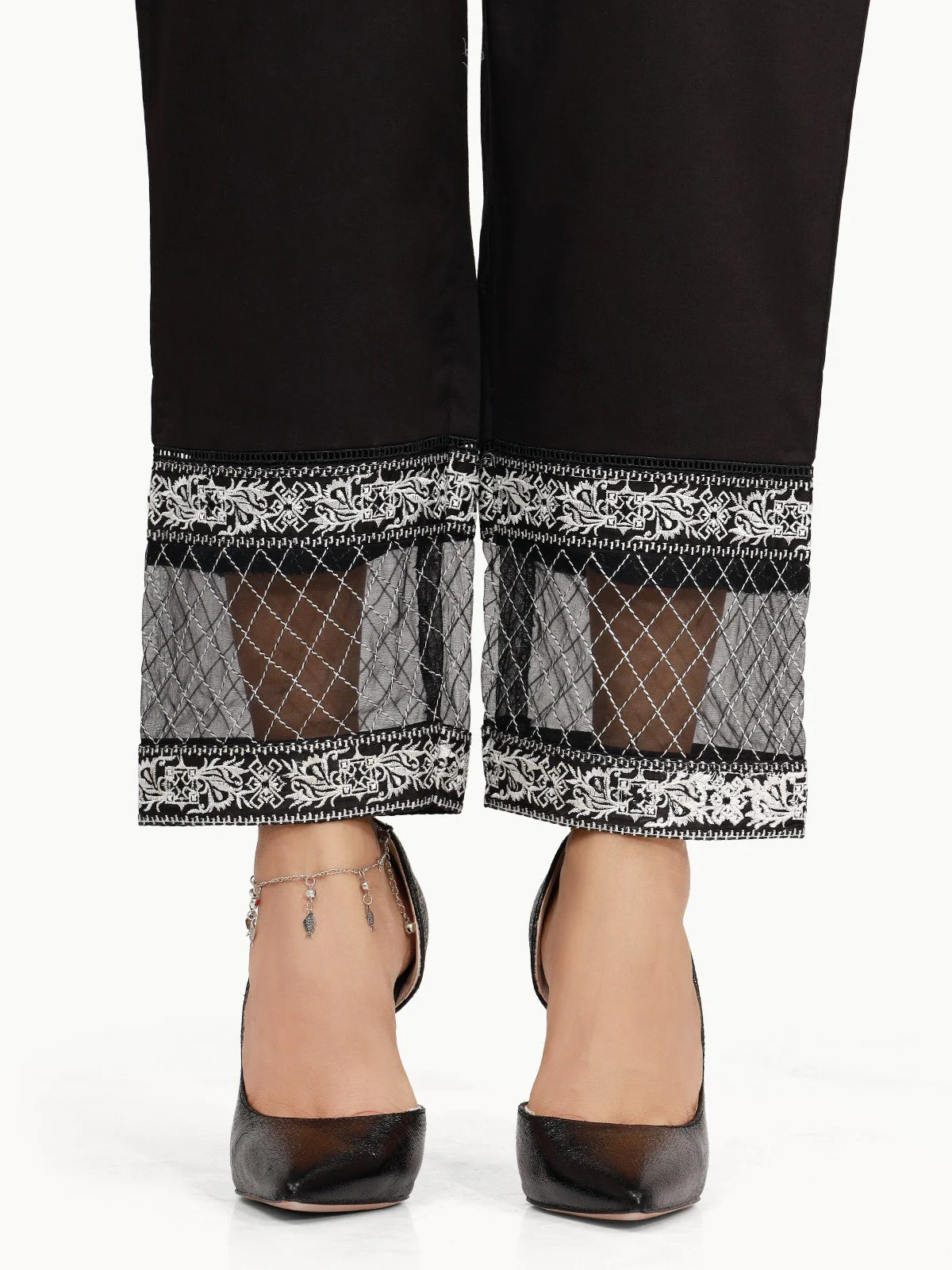 Embroidered Cambric Trouser - EWBE22-76321