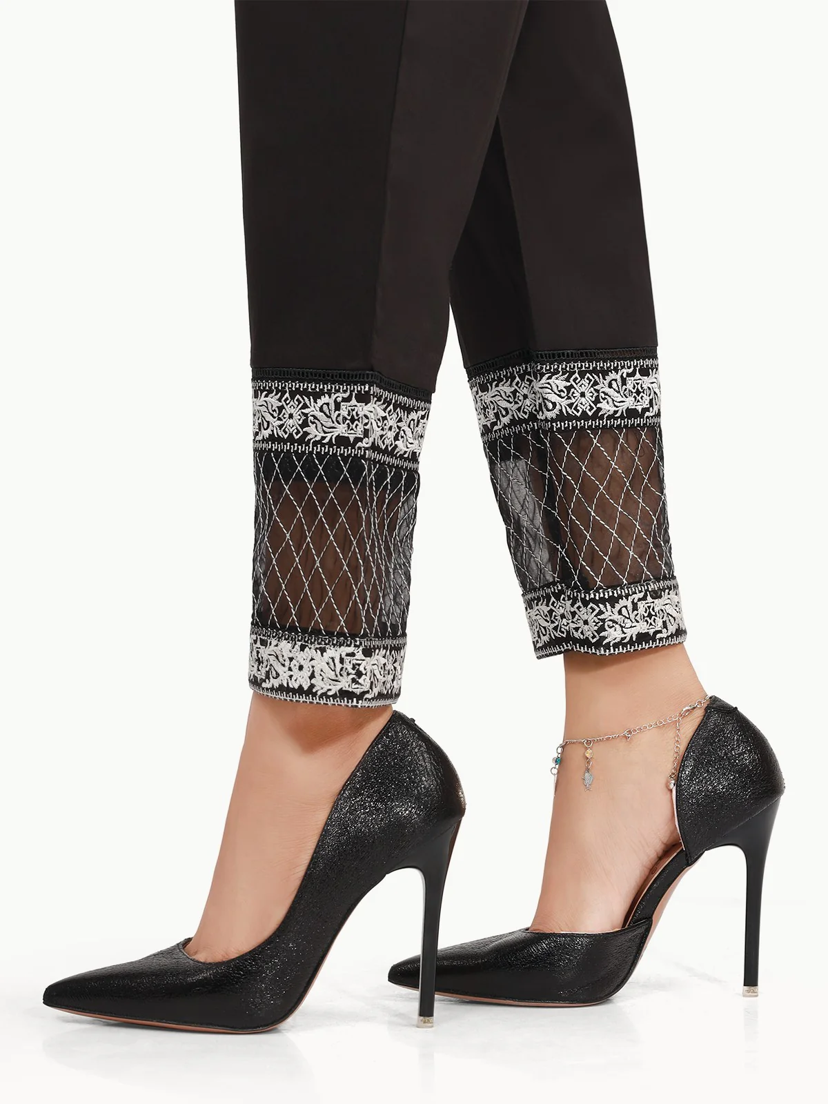 Embroidered Cambric Trouser - EWBE22-76321 - Image 2