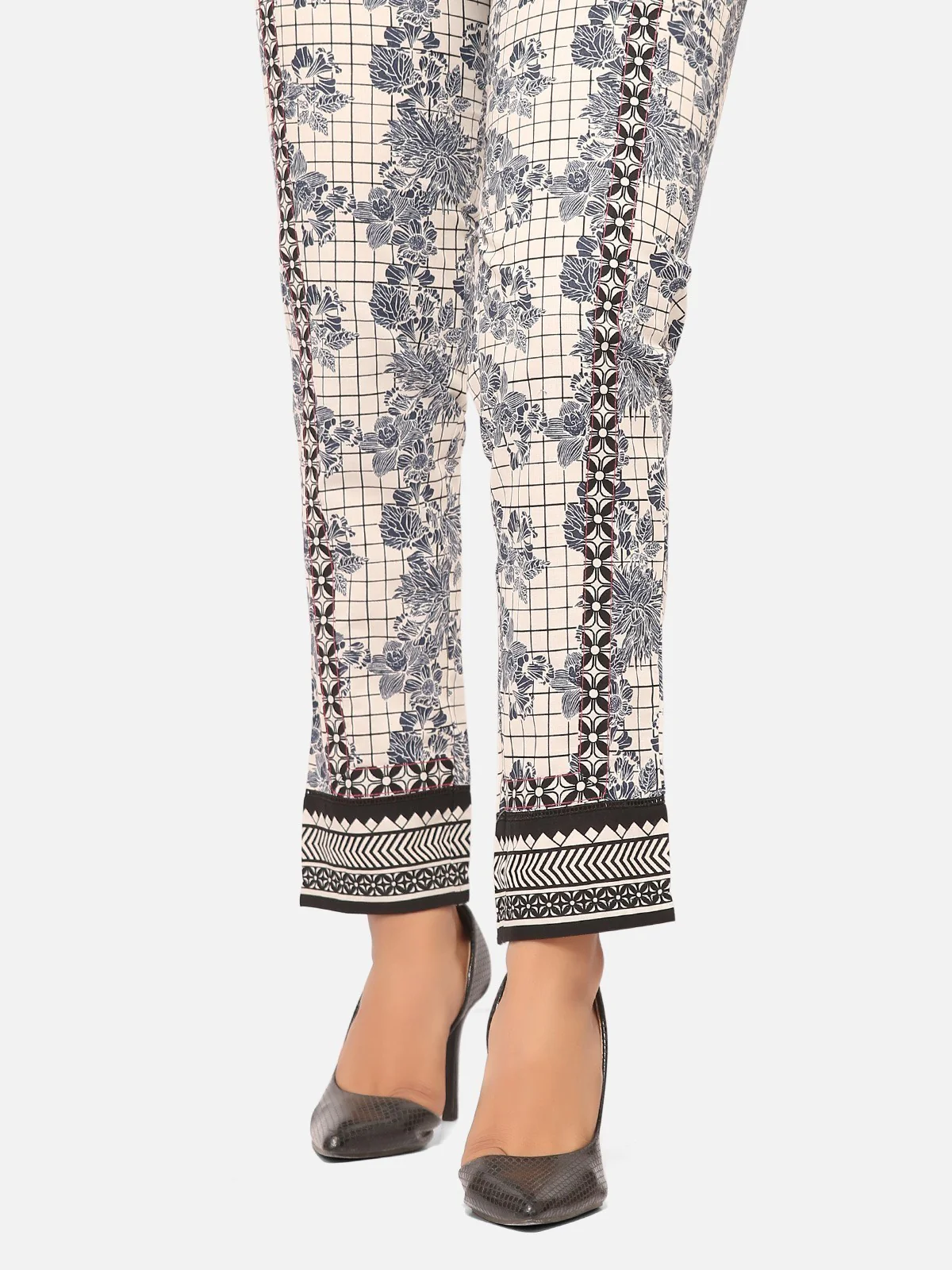 Printed Lawn Trouser - EWBP20-76212