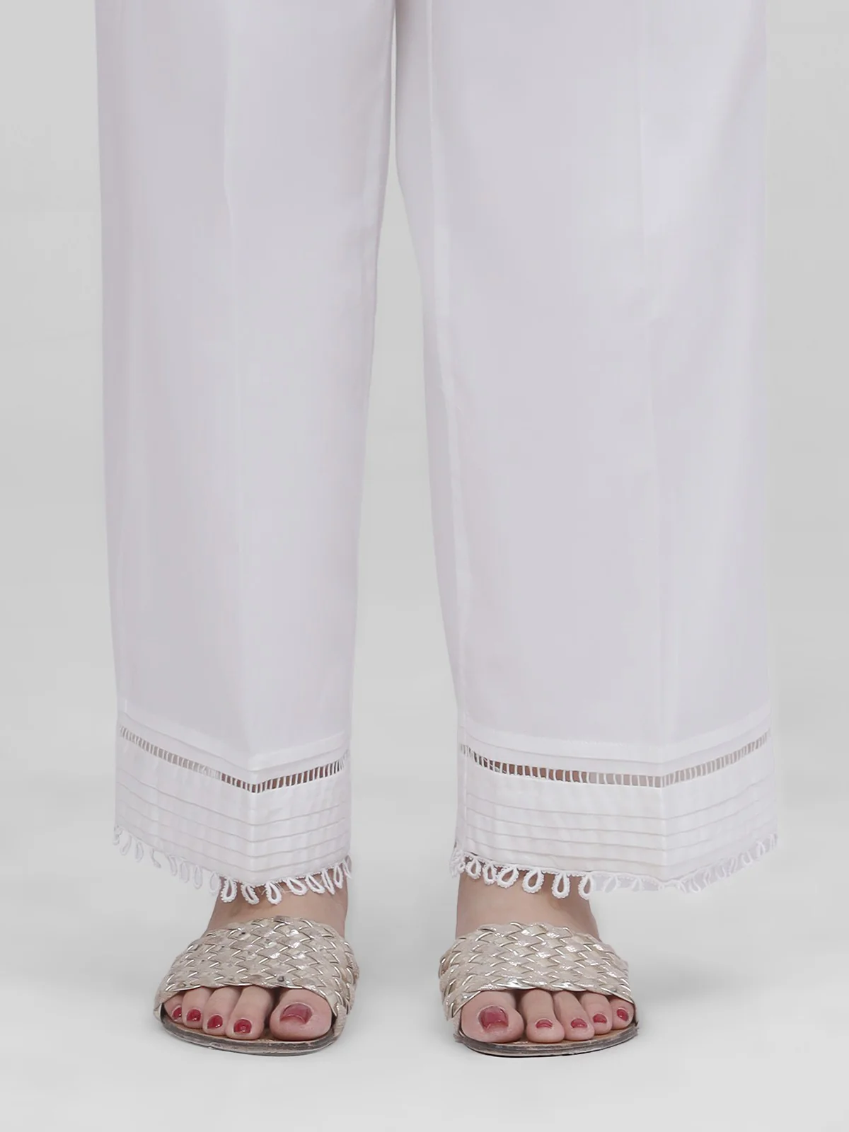 Printed Satin Trouser - EWBP21-76315
