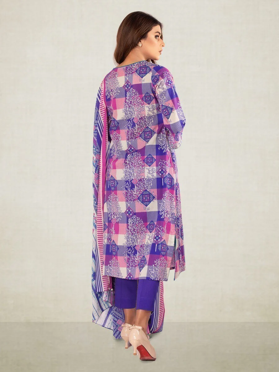 Printed Lawn Suit - EWU20A5-20062