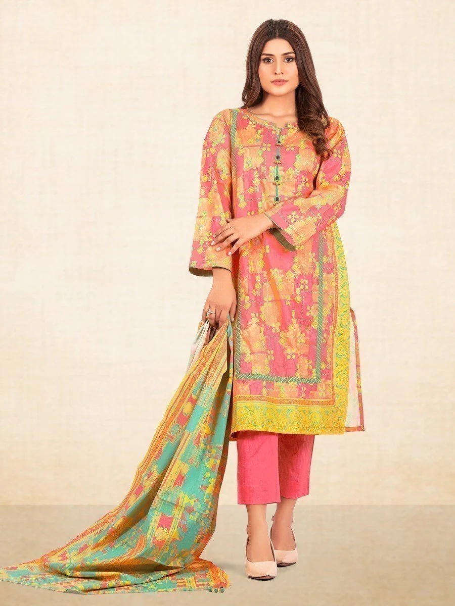 Printed Cambric Suit - EWU20A9-20216