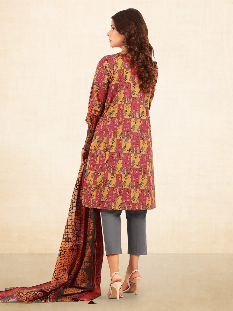 Printed Cambric Suit - EWU20A9-20217