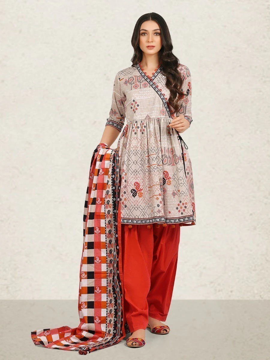 Printed Cambric Suit - EWU20A9-20218