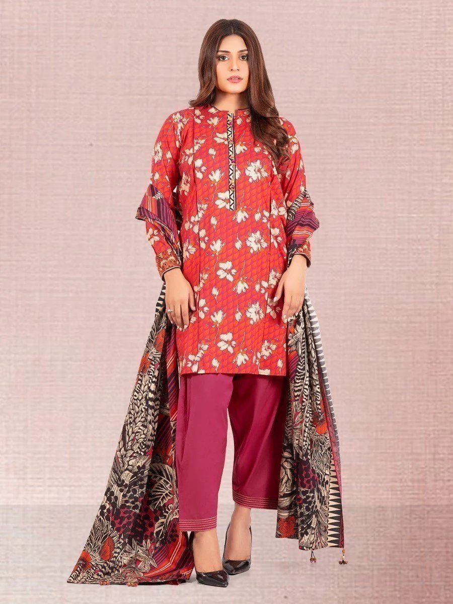 Printed Cambric Suit - EWU20A9-20225